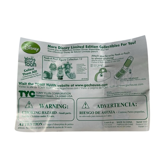 Winnie The Pooh Peek-a-Poo Circus Fun Tightrope Walking Pooh Charm Capsule Toy - Picture 5 of 7